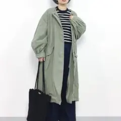 美品 journalstandard luxe モッズコート ロング カーキ