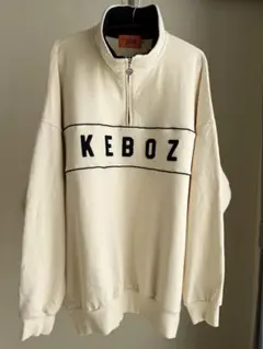 KEBOZ ケボズ ハーフジップパーカー XL
