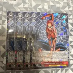 【RR】スパイダーマン4枚ディズニー100ヴァイスカード