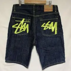 00s STUSSY denim shorts size 34