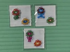 ミャクミャク　ぷっくりシール　3袋セット