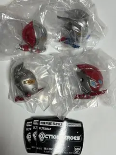 ウルトラマン アクションヒーローズ 全4種コンプリート　ガチャ