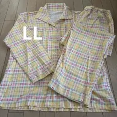 レディース　パジャマ　 LL 綿100%