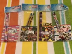 ★127*MARVEL4点文具セット　4個セット