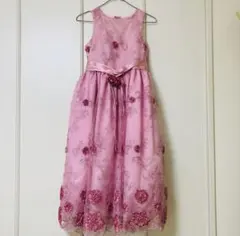 ピンク ドレス パニエ付き11-12歳用