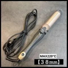 agetuya コテ38mmセラミックカールヘアアイロンMAX220°C