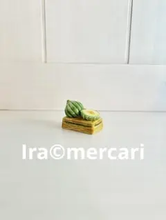 【わずかに欠け】キャバイヨンメロン　フルーツ　フェーブ　フェーヴ　陶器