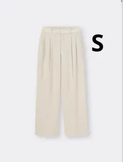 GU タックワイドパンツ(丈標準70.0～74.0cm)