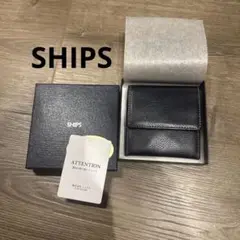 新品箱付きSHIPS ネイビー 財布