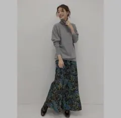 ペイズリー柄フレアスカートのサムネイル