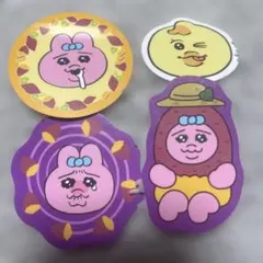 スシロー 可哀想に！ シール セット おぱんちゅうさぎ きみまろ