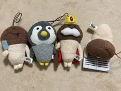 ん*様 おさわり探偵 なめこ栽培キット マスコットぬいぐるみ 4種セット