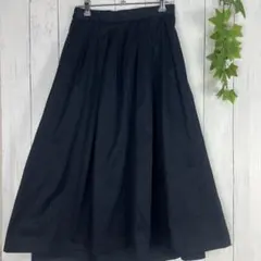 アースミュージックアンドエコロジー ボリュームタックスカート Aライン フレア