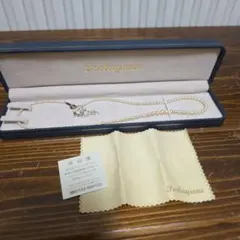 Perlagione パールネックレス 専用ケース・保証書付き - メルカリ