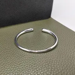よ*よ様 シルバー925 バングル シンプル ブレスレット メンズ レディース