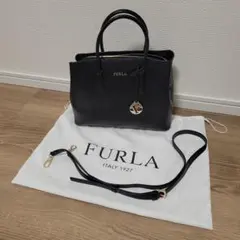 ♡20日までの出品♡　FURLA ブラックレザー 2wayバッグ
