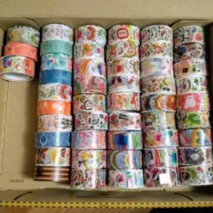 新品14本中古3本★ アメキャラ　マスキングテープ　17本セット　pez 新品14本中古3本☆ アメキャラ マスキングテープ 17本セット pez