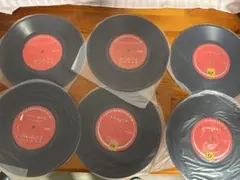 昭和レトロSPレコード のらくろシリーズ6枚まとめ売り (匿名配送) 注意