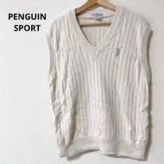 限定品⭐️PENGUIN SPORT ニットベスト エクストララージ コットン