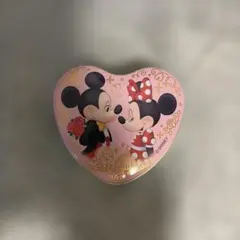 ミッキー ミニー ハート型缶