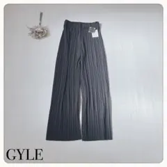 ♢【未使用タグ付】ジャイル GYLE プリーツ ワイドパンツ FINE ファイン