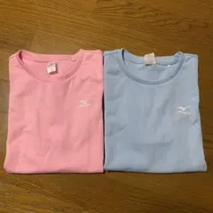 MIZUNO ミズノ　テニスウェア　サイズM ピンク　ブルー　２着セット