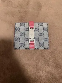 GUCCI GGキャンバス 二つ折り財布 レッドのサムネイル