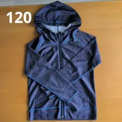 120 フード付きラッシュガード ネイビー