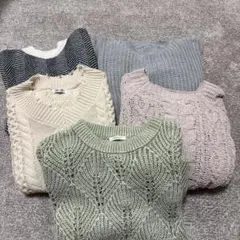 ニットトップス 5点まとめ売り　週末セール！3500→2999