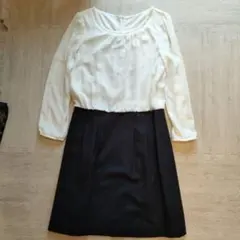 ナチュラルビューティーベーシック　フォーマルスーツ ワンピース