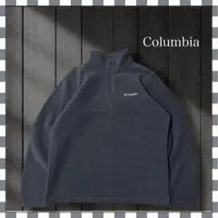 K*H様 2585/コロンビア ワンポイント刺繍ロゴ フリースハーフジップL