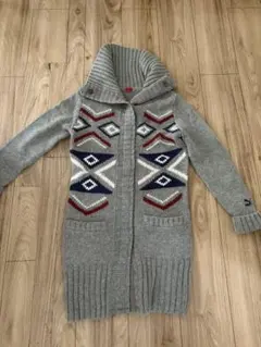 PUMA 幾何学模様 カーディガン XS