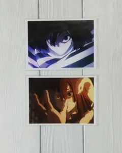 鬼滅の刃 柱稽古編 場面写ブロマイド柱稽古3話 伊黒小芭内 2点