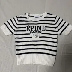 epine サマーニット 半袖 ニット