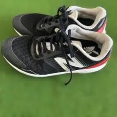 New Balance hanzoスニーカー ブラック/ホワイト/レッド21.5