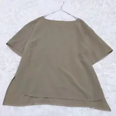 ミッシェルクラン 36 ブラウス カーキ 半袖 Tシャツ プルオーバーのサムネイル