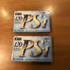 アクシア 120分　 ノーマルカセット2本　　新品　未開封
