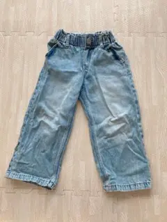 H&M ワイドデニムパンツ EUR104 UK3-4Y