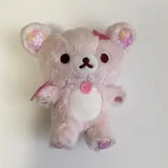桜コリラックマ ぶらさげぬいぐるみ 桜リラックマ 限定　ボールチェーン付