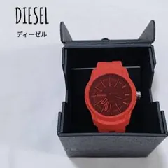 DIESEL 腕時計 クォーツ レッド ブラック - メルカリ