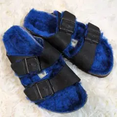 希少 BIRKENSTOCK Arizona Shearling サンダル 37のサムネイル