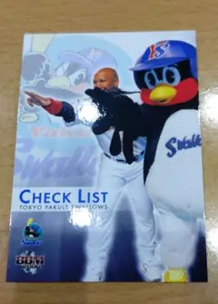 BBM2006 東京ヤクルトスワローズ　チェックリスト　TY72 つば九郎