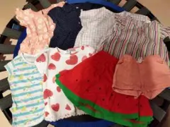 女の子上下80夏服8点セット