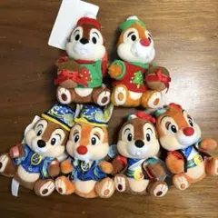 ディズニーランド ぬいぐるみバッジ チップ デール 43周年 パルパル