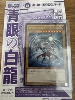 ジャンプ流付録 遊戯王 青眼の白龍 JMPR-JP001 サイン入り プロモ