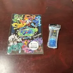 文具 ポケモン下敷き、糊