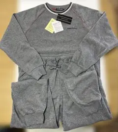 新品未使用品【綿混あったかスウェットパジャマチャコールS】155〜165センチ