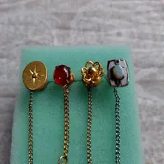 ネクタイピンセット 4種類デザイン