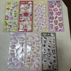 【正規品】サンリオ ディズニー マシュマロシール 7枚セット