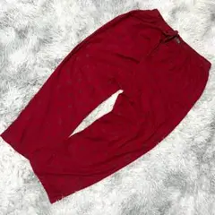 『POLO RALPH LAUREN』パジャマパンツ　ポニー総柄　赤(XL)